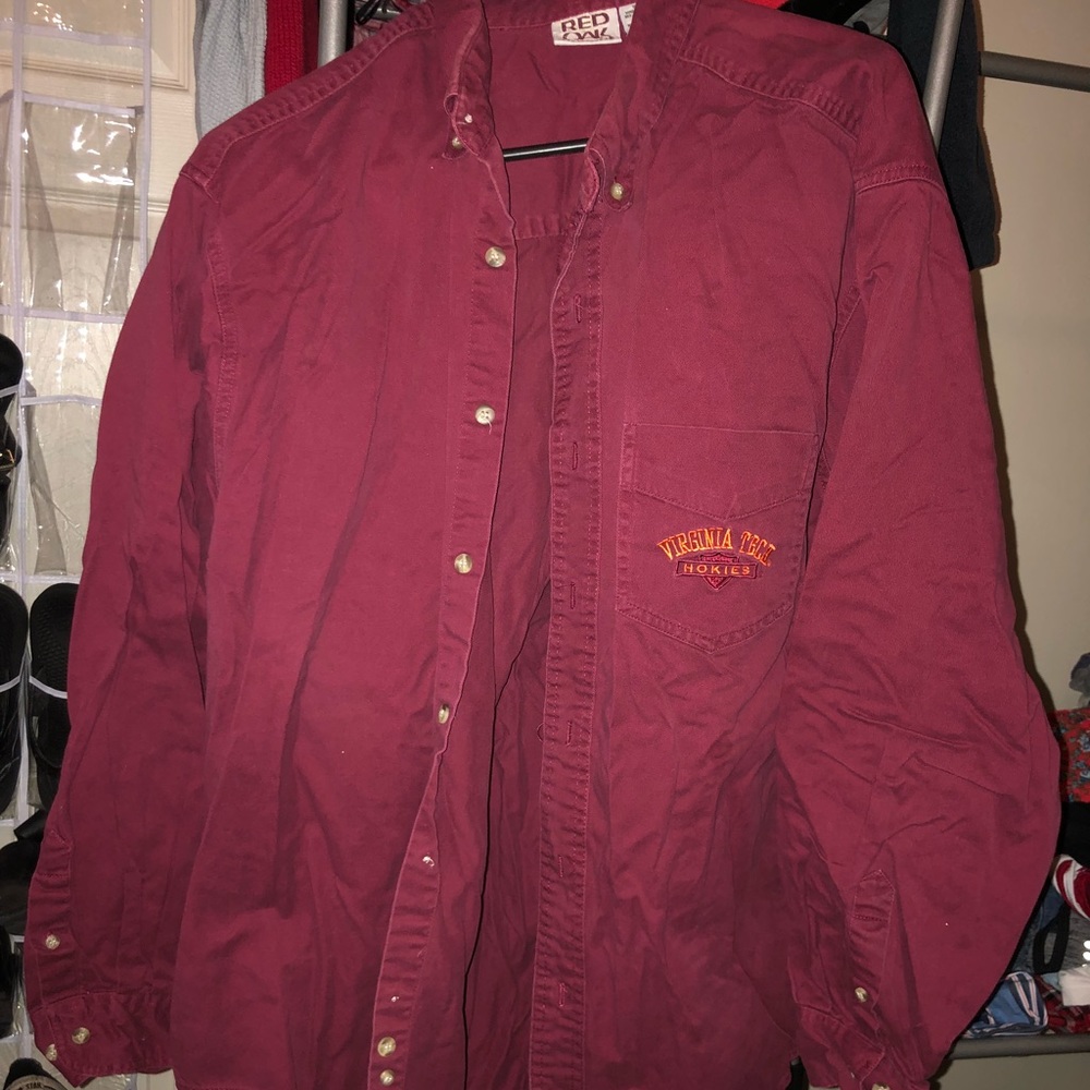 Virginia Tech Button Up